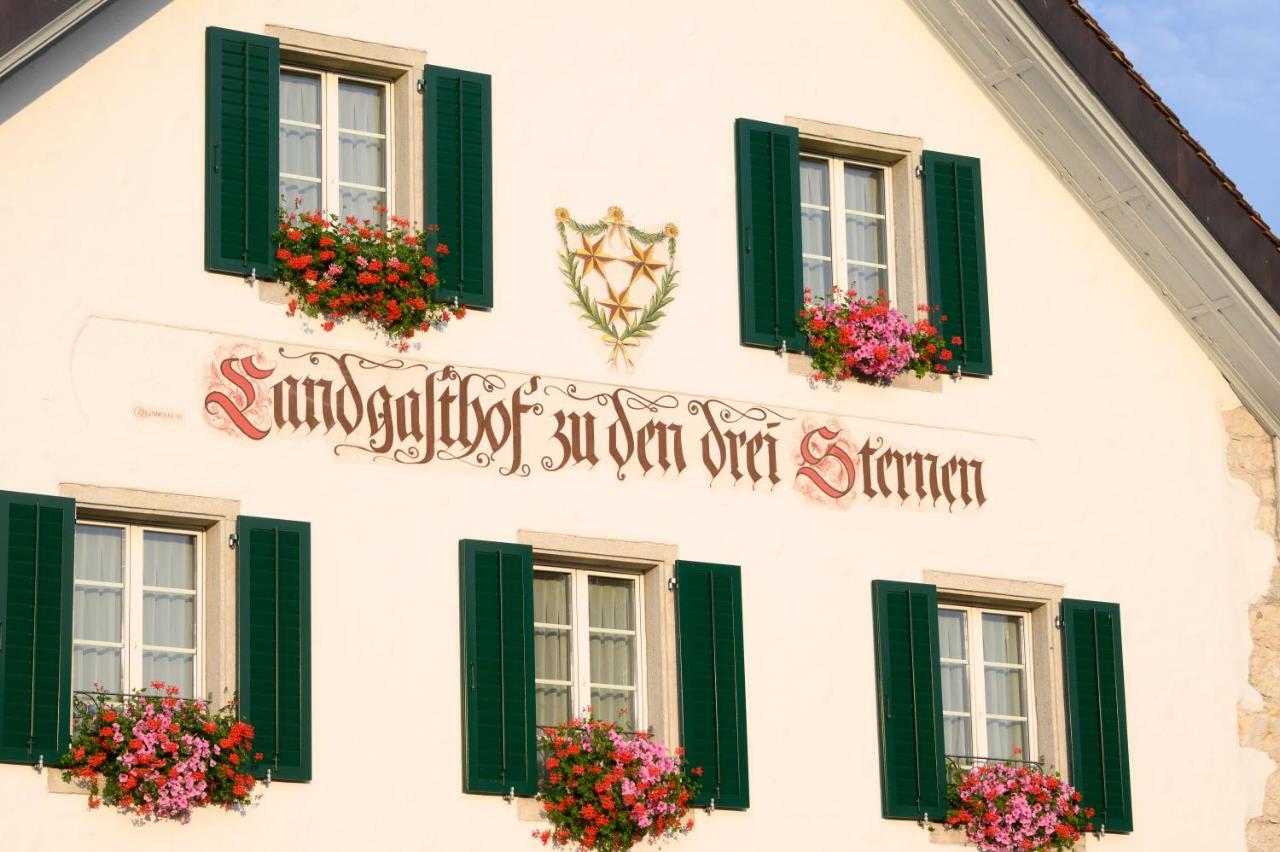 Landgasthof Zu Den Drei Sternen Brunegg Exterior foto